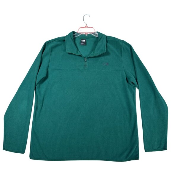 The North Face Other - The North Face Half Zip Fleece Pullover Men’s XL Green Long Sleeve